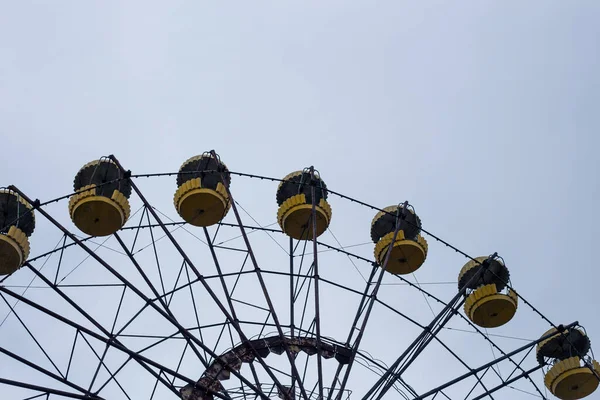 Pariserhjul Spøkelsesbyen Pripyat Tsjernobyl – stockfoto