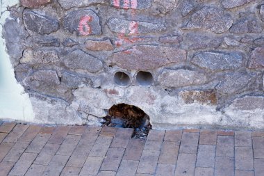 Andreevsky caddesi bomboş.