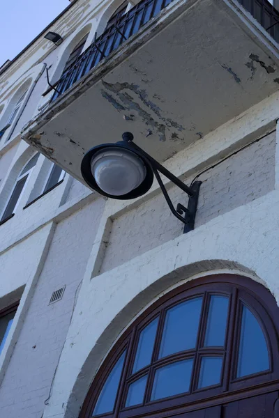 Móveis Rua Velha Lanterna Vintage Styl Europeu — Fotografia de Stock