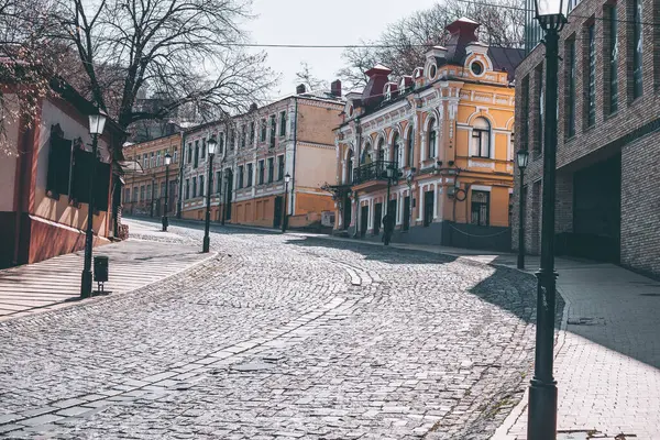 Пустая Центральная Улица Андреевского Спуска — стоковое фото