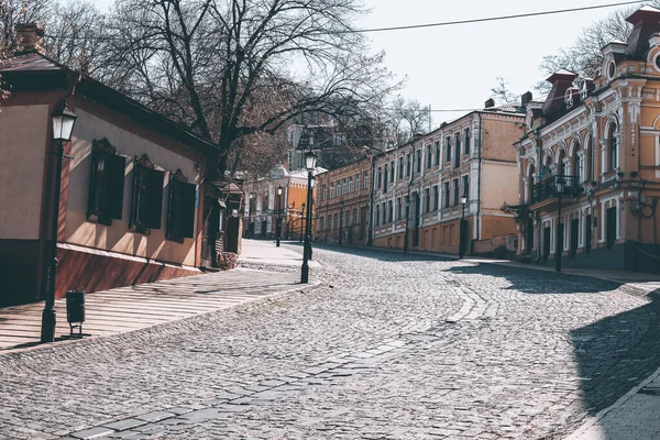 Calle Central Vacía Andreevsky Descenso —  Fotos de Stock