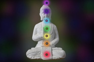 Beyaz Buda 'nın yedi çakrası ve renkli bir geçmişi var.
