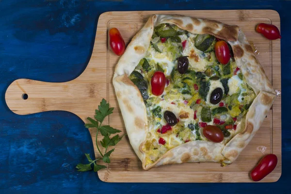 Yeşil kabaklı tart. Arjantin geleneksel yemeği