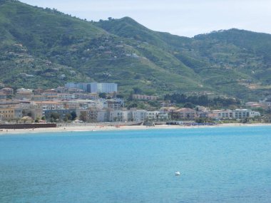 Cefalu, Sicilya, İtalya. 10 Mayıs 2017. Sicilya 'daki Cefalu manzarası