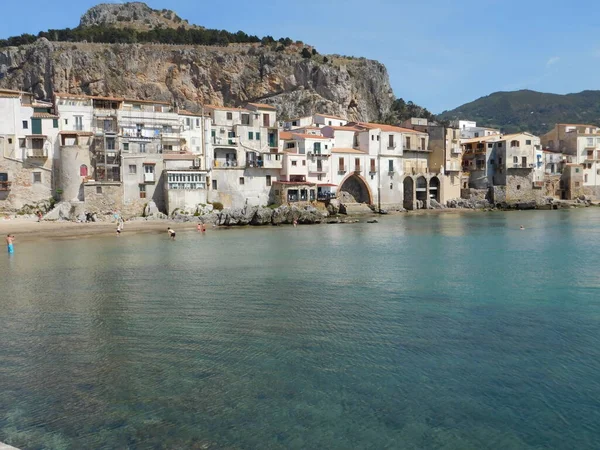 Cefalu Σικελία Ιταλία Μαΐου 2017 Άποψη Του Cefalu Στη Σικελία — Φωτογραφία Αρχείου