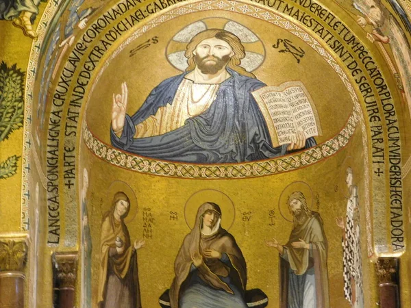 Sicilya, İtalya. 9 Mayıs 2017 Palermo 'daki Palatine Şapeli