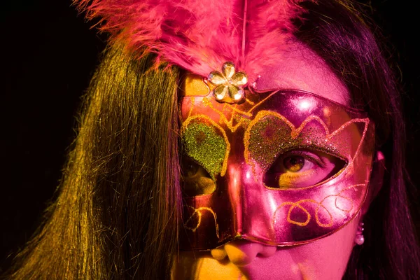 Maskeli Bir Kadının Görüntüsü Telifsiz Stok Fotoğraflar