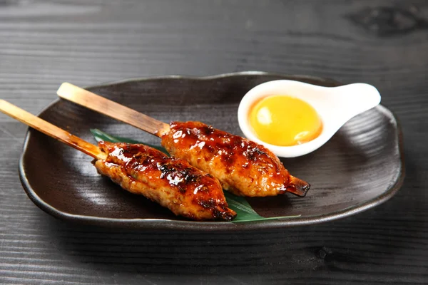Tsukune Polpette di pollo giapponesi — Foto Stock