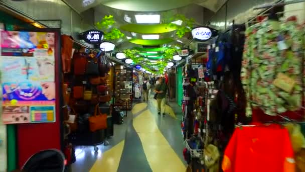 Tokyo Japan September 2017 Ueno Central Plaza Marknaden Ameyoko Shopping — Stockvideo