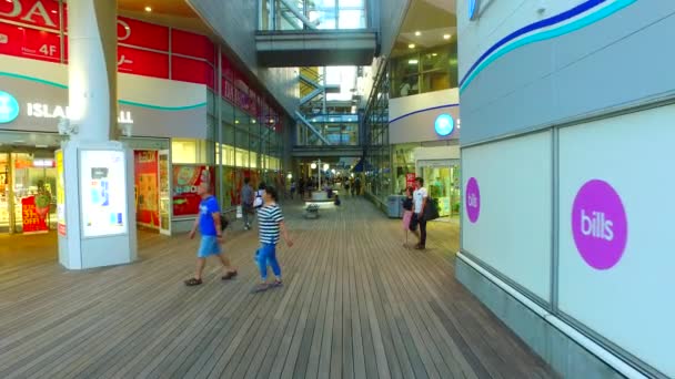 Tóquio Japão Setembro 2017 Decks Odaiba Shopping Center Odaiba Tóquio — Vídeo de Stock