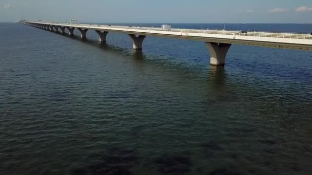 Vue Aérienne Autoroute Outre Mer — Video