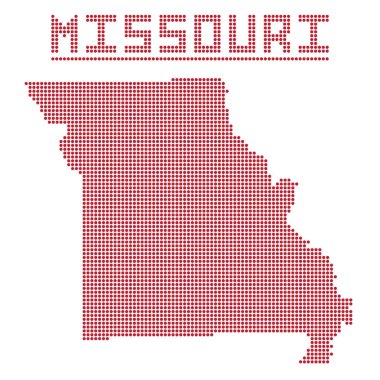 Missouri nokta harita