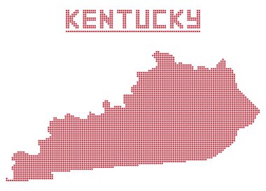 Kentucky nokta harita