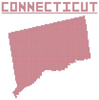 Connecticut nokta harita