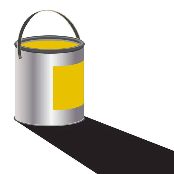 Μπορεί να κίτρινο χρώμα — Διανυσματικό Αρχείο