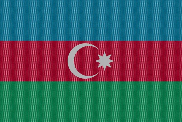 Bandeira do Azerbaijão White Dots —  Vetores de Stock