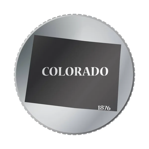 Mince státu Colorado — Stockový vektor