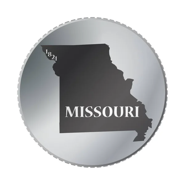 Mince státu Missouri — Stockový vektor