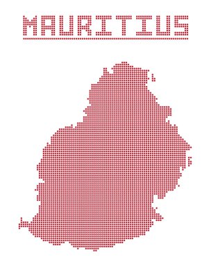 Mauritius Afrika nokta harita