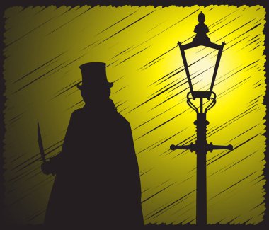 Jack The Ripper Grunged In The Light clipart