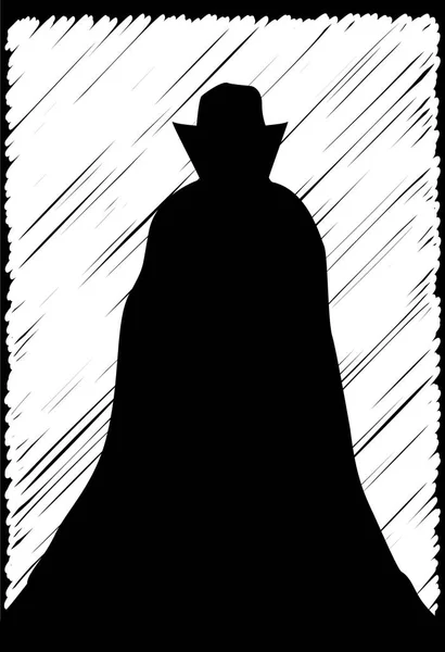 Dracula Scribble Grunge — Stock vektor