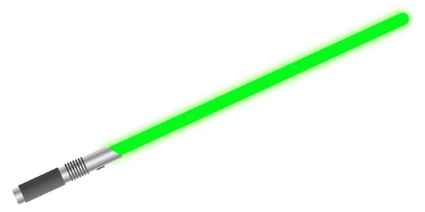 Light Sword Solid Green — Stock Vector