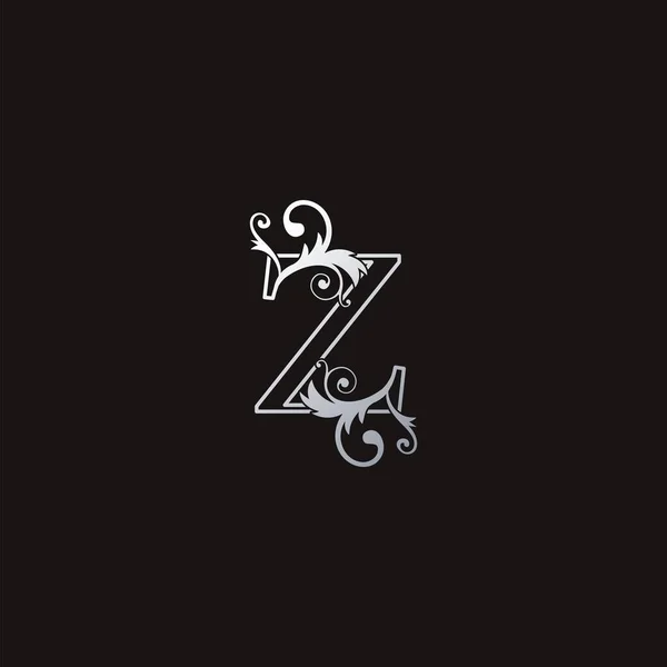 Monogram Zarys Luksusowy Początkowy List Logo Ikona Prosty Luksusowy Biznes — Wektor stockowy