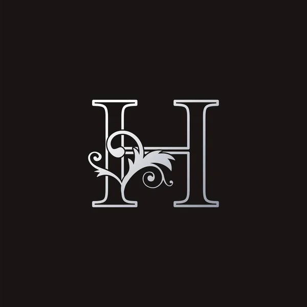 Monograma Esboço Luxo Carta Inicial Logo Ícone Simples Luxos Conceito —  Vetores de Stock