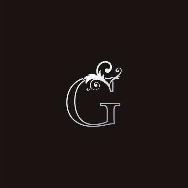 Monogramm Outline Luxury Initial Letter Logo Icon Einfache Luxus Business — Stockvektor