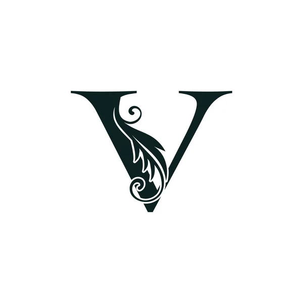 Monogram Initial Letter Значок Розкішного Логотипу Розкішний Векторний Концепт Дизайну — стоковий вектор