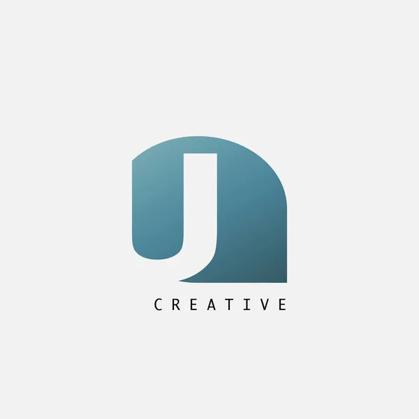 ビジネス イニシャルなどのビジネスアイデンティティのための文字のロゴアイコンを持つベクトルデザインの概念花弁の形 — ストックベクタ