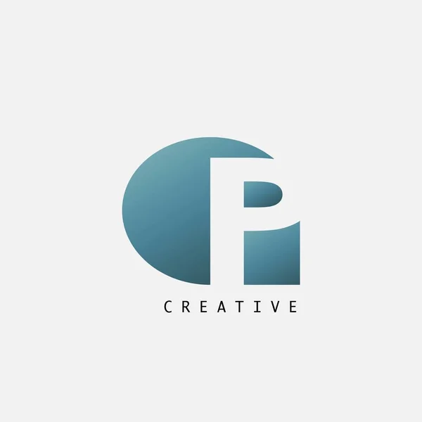 Abstract Techno Letter Logo Icon Vector Design Concept Petal Shape — 스톡 벡터
