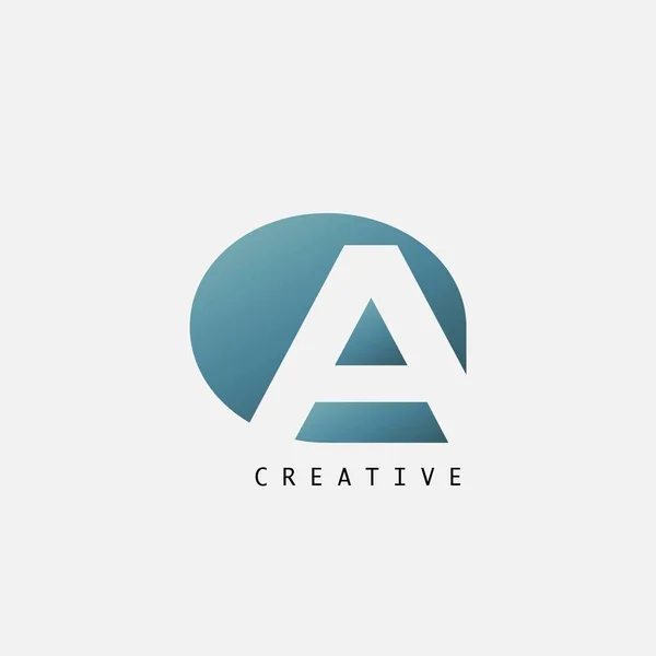 Abstract Techno Letter Logo Icon Vector Design Concept Petal Shape — Stock Vector