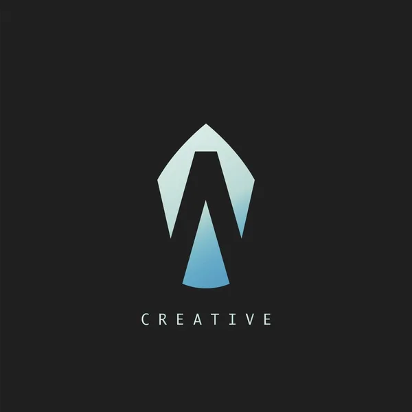 Abstract Techno Letter Logo Icon Vector Design Concept Water Drop — 스톡 벡터