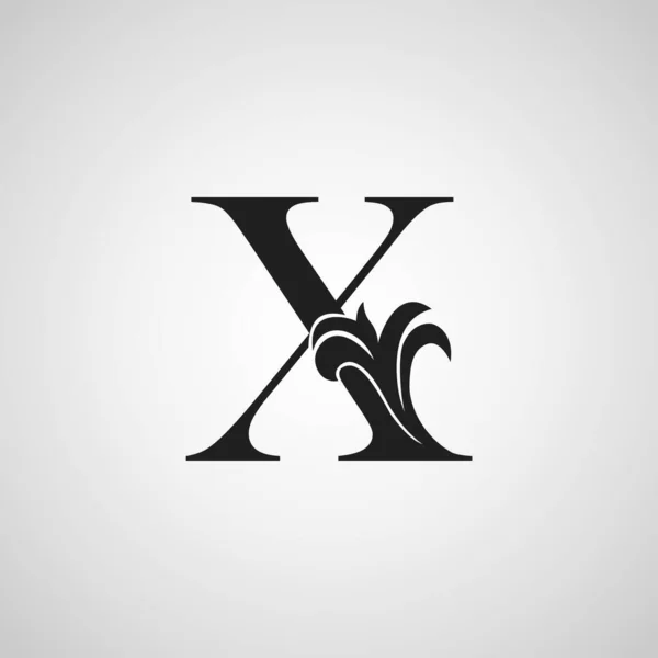 Letter Monogram Initial Logo Icon 럭셔리 — 스톡 벡터