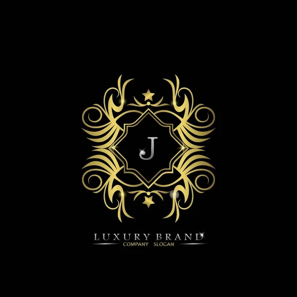 Golden Letter Luxury Brand Logo Vector Design Concept Initial Luxuries — Διανυσματικό Αρχείο
