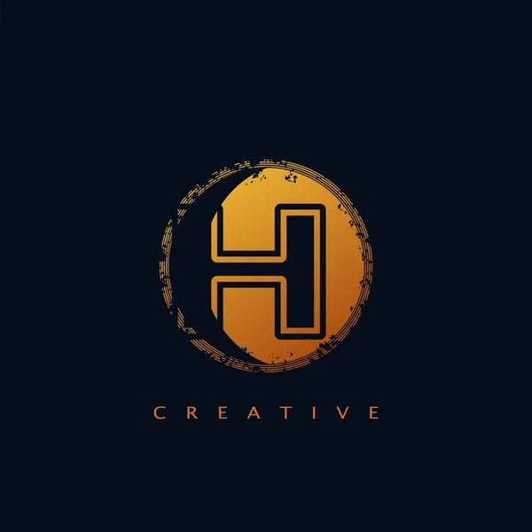 Abstract Circle Initial Letter Logo Icon Vektor Designkonzept Für Business — Stockvektor