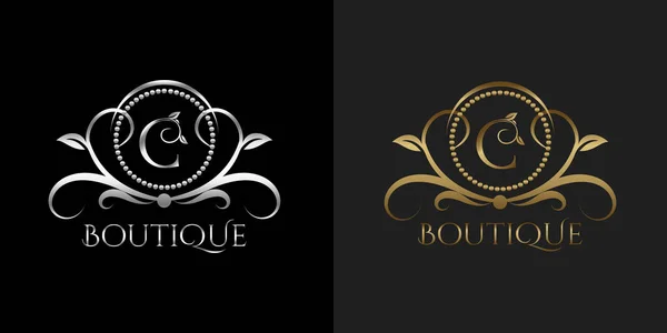Lüks Logo C Şablonu Restoran, Kraliyet, Butik, Cafe, Otel, Heraldic, Mücevher, Moda ve diğer marka vektör çizimleri için Vektör Çemberi