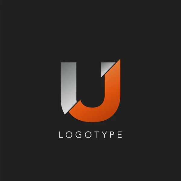 Abstract Initiële Letter Logo Icoon Vector Ontwerp Concept — Stockvector