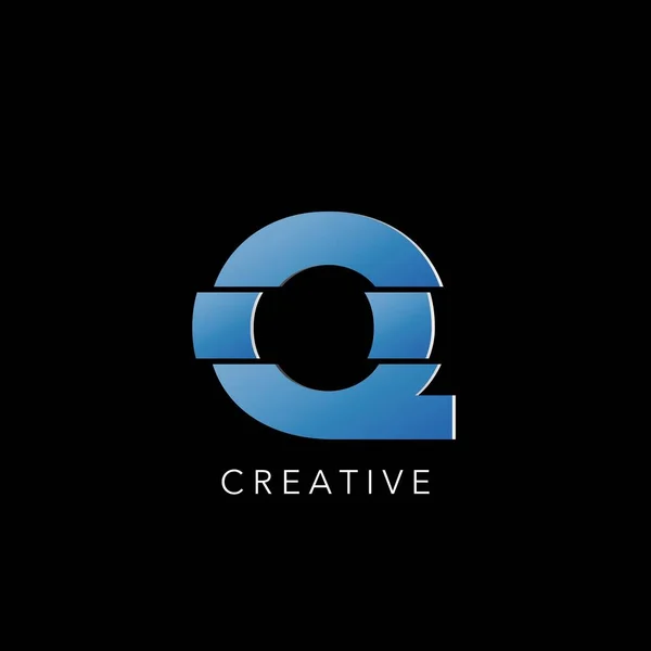 Carta Inicial Logo Icon Design Vetor Logotipo Simples Abstrato Techno —  Vetores de Stock