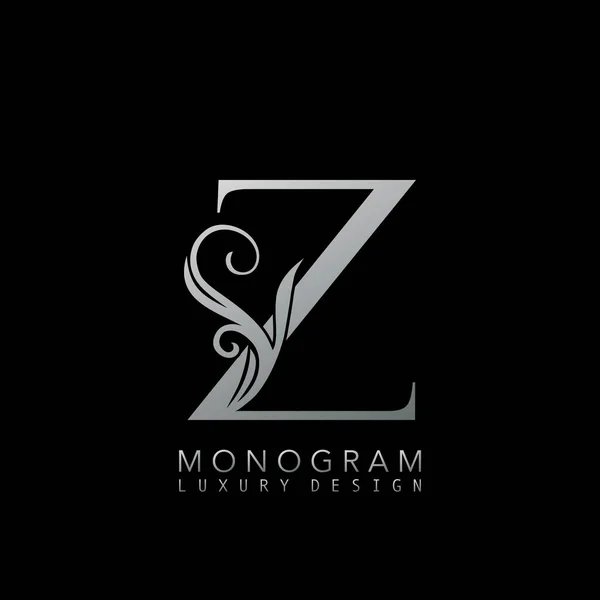 Monogram Luxury Logo Letter Simple Luxuries Vector Design Concept Abstract — Stock Vector