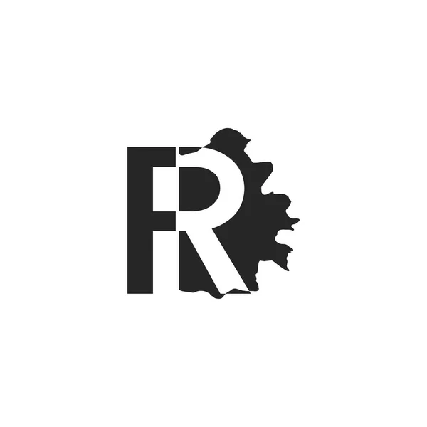 Ícone Logotipo Inicial Cut Letter Flat Splatter Desenho Vetorial Respingo —  Vetores de Stock