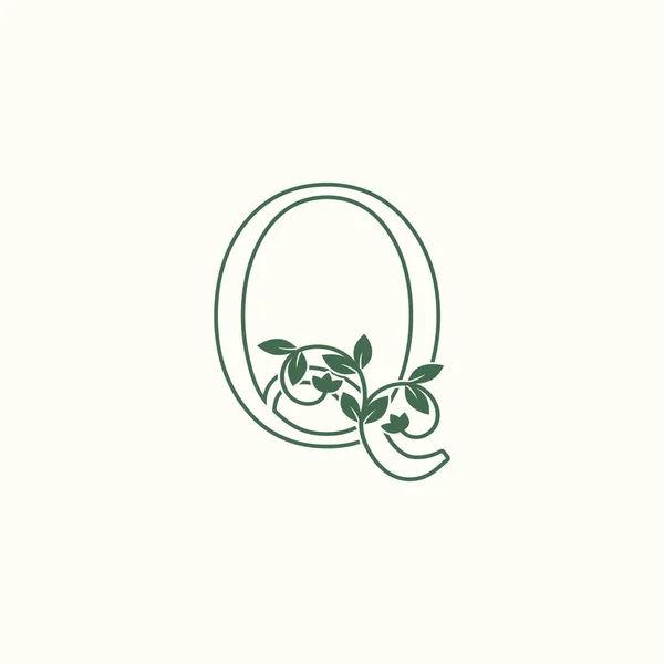 Символ Логотипа Nature Античный Векторный Дизайн Nature Floral Leaf Концепция — стоковый вектор
