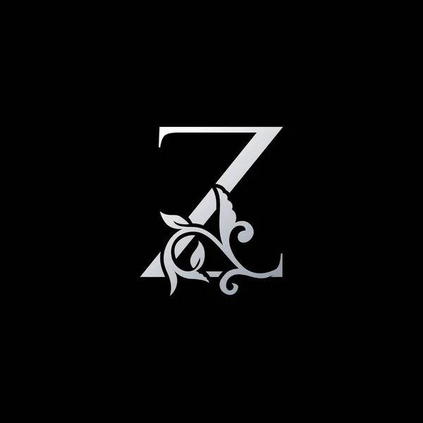 モノグラムイニシャルレターZ高級ロゴアイコン ヴィンテージZレターロゴデザインテンプレート — ストックベクタ