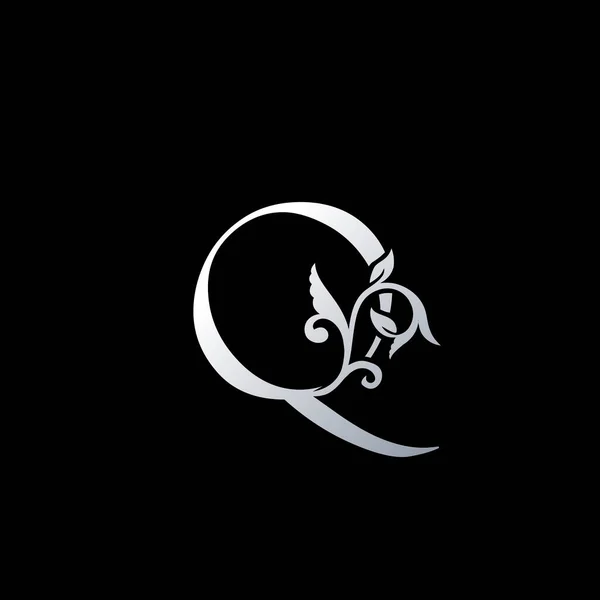Монограма Початкова Літера Розкішна Піктограма Логотипу Vintage Літера Шаблон Дизайну — стоковий вектор