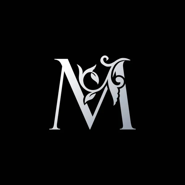 Monogram Başlangıç Harfi Lüks Logo Simgesi Klasik Harfi Logo Tasarım — Stok Vektör