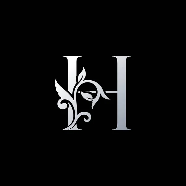 Monogram Initial Letter Luxury Logo Icon Vintage Letter Logo Design — стоковий вектор