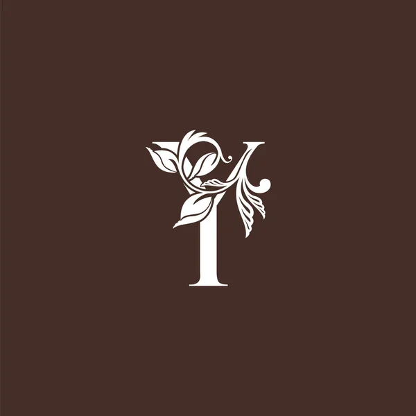 Letra Luxury Logo Diseño Iconos Monograma Vintage Rústico Plantilla Diseño — Archivo Imágenes Vectoriales