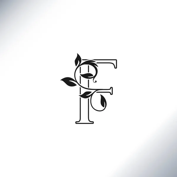 Esboço Logo Carta Logo Icon Modelo Design Vintage Luxo Rústico — Vetor de Stock