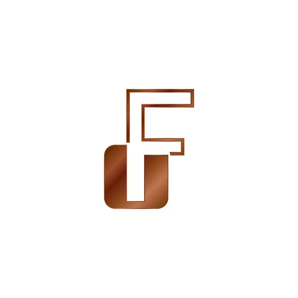 Résumé Techno Outline Letter Modèle Conception Vectorielle Logo Avec Lettre — Image vectorielle